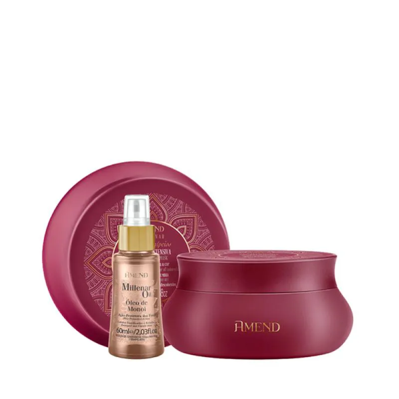 AMEND MILLENAR ÓLEOS EGíPCIOS MASC 300ML + MILLENAR OIL MONóI 60ML