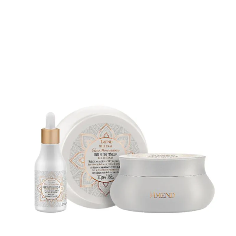 AMEND MILLENAR ÓLEOS MARROQUINOS MASC 300ML + ÓLEO ELIXIR NUTRITIVO 75ML