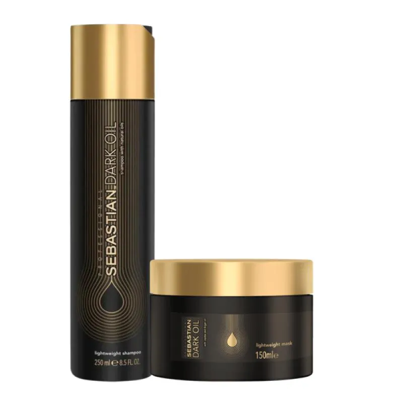 SEBASTIAN DARK OIL SHAMPOO 250ML + MASCARA 150ML