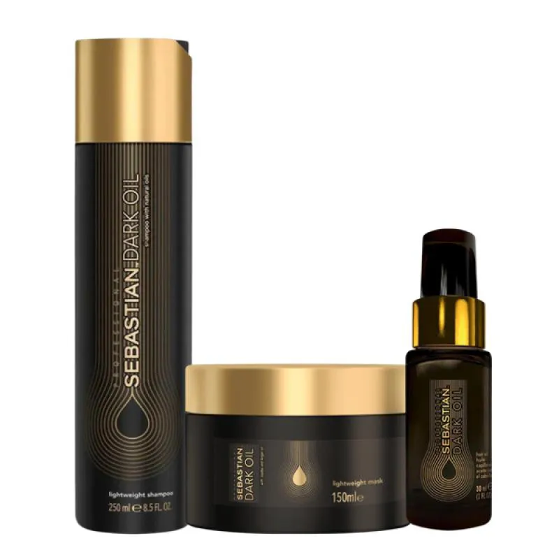 KIT DARK OIL SH 250ML + MASC 150ML + DARK ÓLEO 30ML