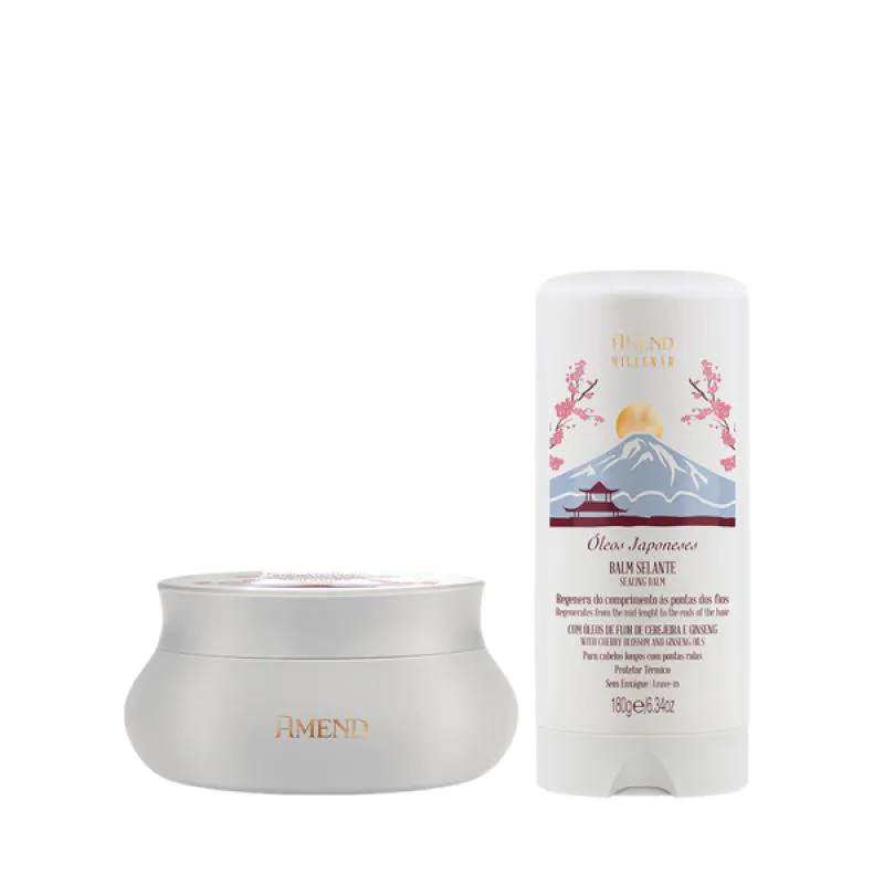 AMEND MILLENAR ÓLEOS JAPONESES MASC 300ML + BALM SELANTE 180ML