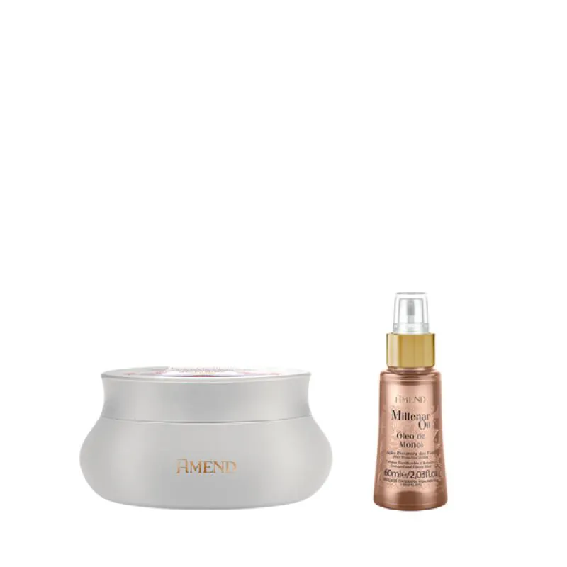 AMEND MILLENAR ÓLEOS JAPONESES MASC 300ML + MILLENAR OIL MONóI 60ML