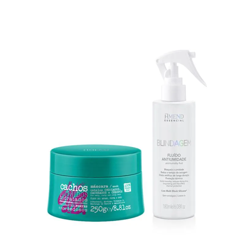 AMEND CACHOS MASC 250ML + ESSENCIAL BLINDAGEM 180ML