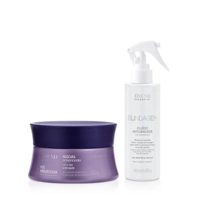 AMEND EXPERTISE PóS PROGRESSIVA MASC 300ML + ESSENCIAL BLINDAGEM 180ML