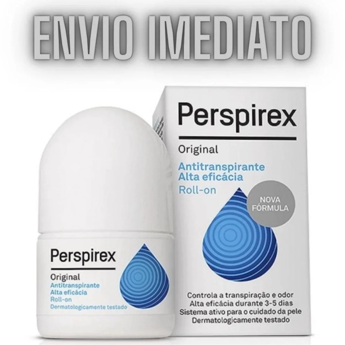 PERSPIREX ANTITRANSPIRANTE ROLL-ON 20ML - TRATAMENTO PARA TRANSPIRAçãO E ODORES Azul