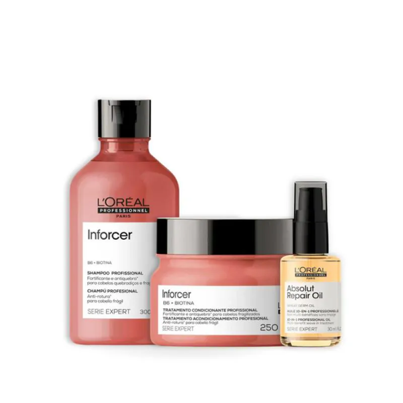 KIT INFORCER SH 300ML + MASC 250ML + ÓLEO 30ML