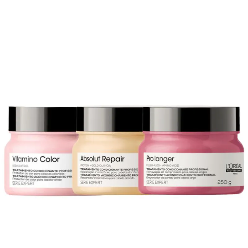 KIT CRONOGRAMA ABS REPAIR + PRO LONGER + VITAMINO COLOR