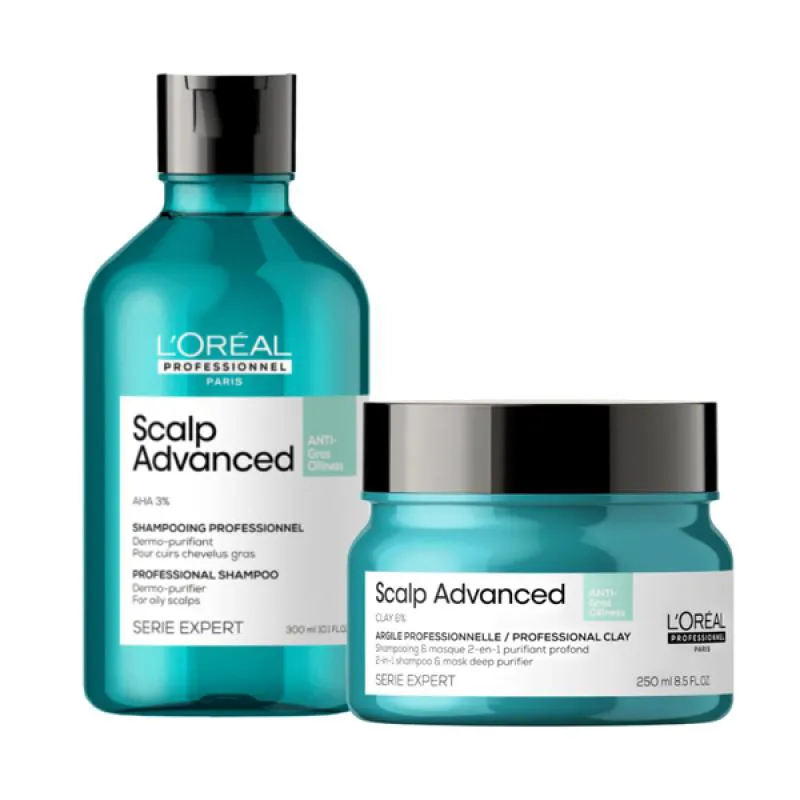 KIT SCALP ADVANCED ANTI OLEOSIDADE SH 300ML + MASC 250ML