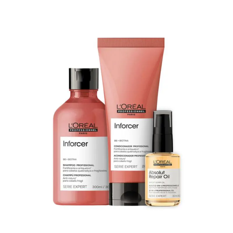 KIT INFORCER SH 300ML + COND 200ML + ÓLEO 30ML