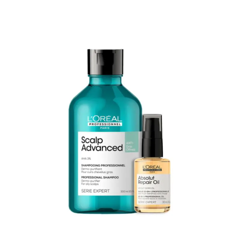 KIT SCALP ADVANCED ANTI OLEOSIDADE SH 300ML + ÓLEO 30ML