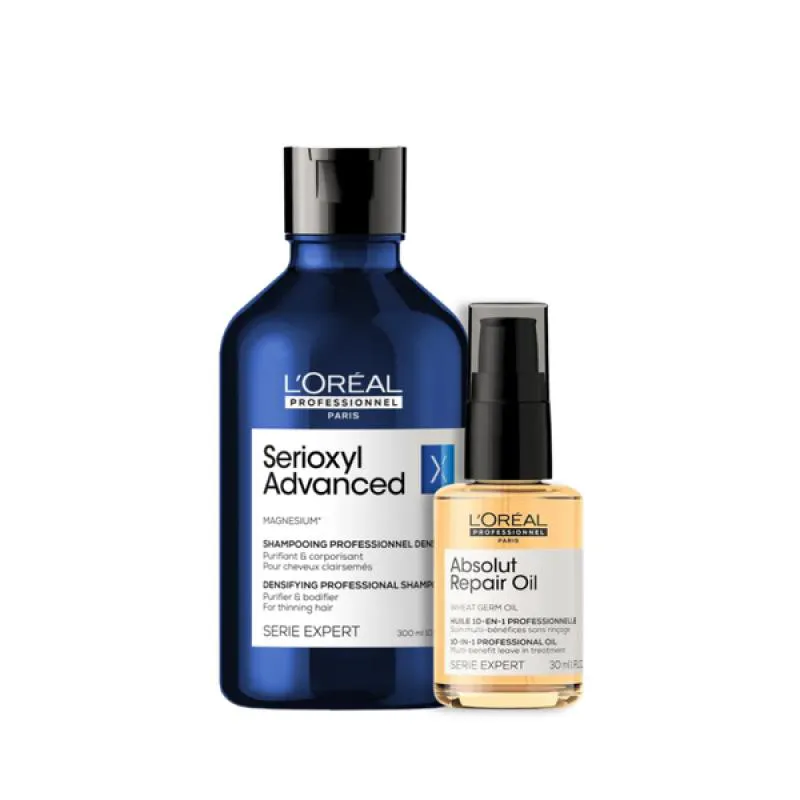KIT SERIOXYL ADVANCED SH 300ML + ÓLEO 30ML