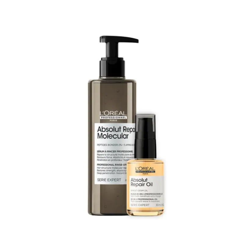 LOREAL ABSOLUT REPAIR MOLECULAR SéRUM + ÓLEO 30ML