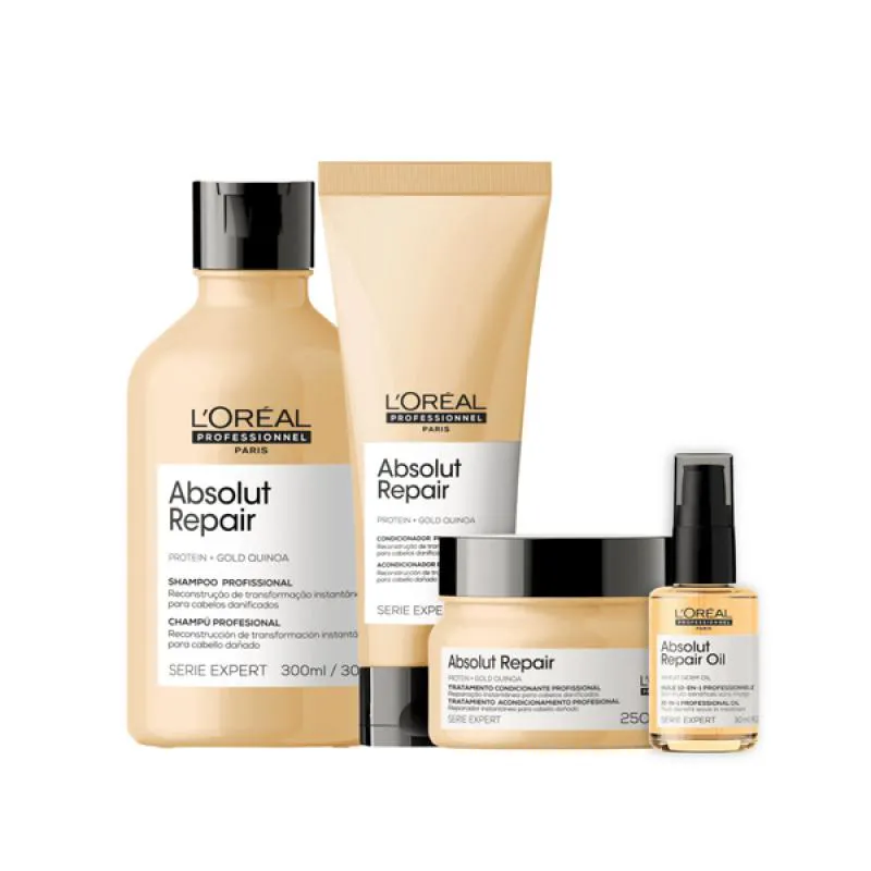 KIT ABS REPAIR SH 300ML + COND 200ML + MASC 250ML + ÓLEO 30ML