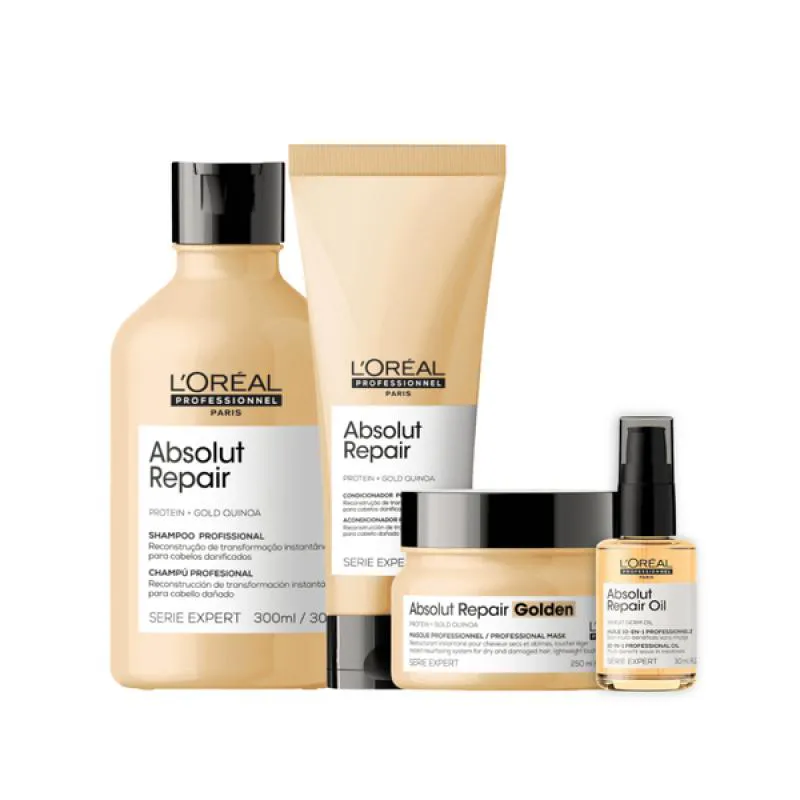 ABS REPAIR SH 300ML + COND200ML + MASC LIGHT250ML + ÓLEO30ML