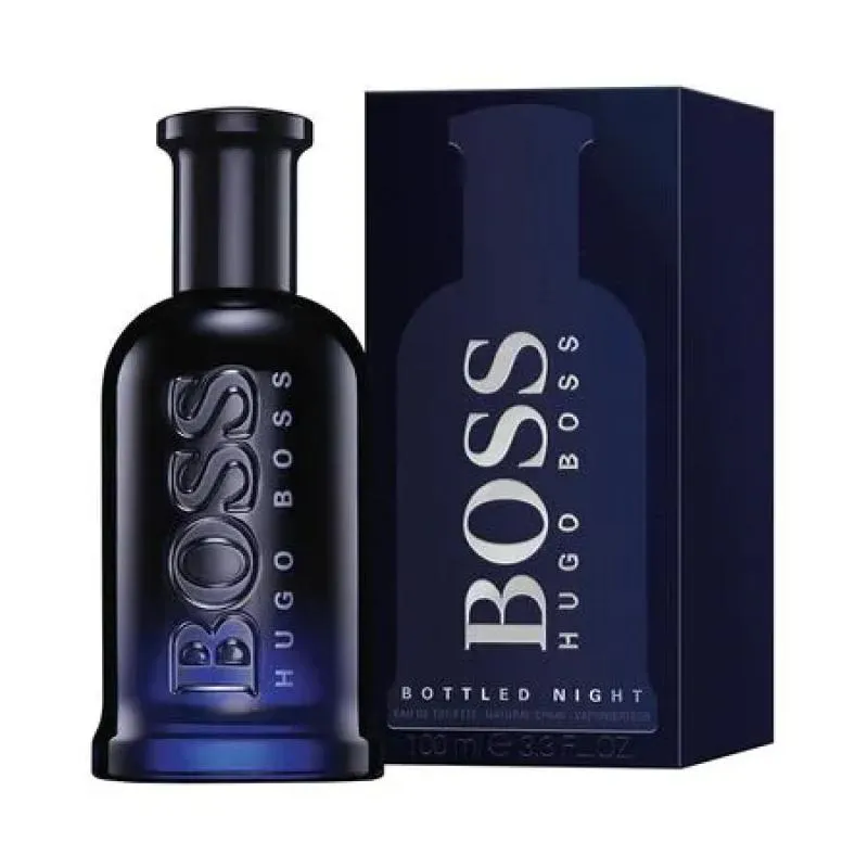 BOSS BOTTLED NIGHT HUGO BOSS - PERFUME MASCULINO - EAU DE TOALLETE 100 ML 100 ML