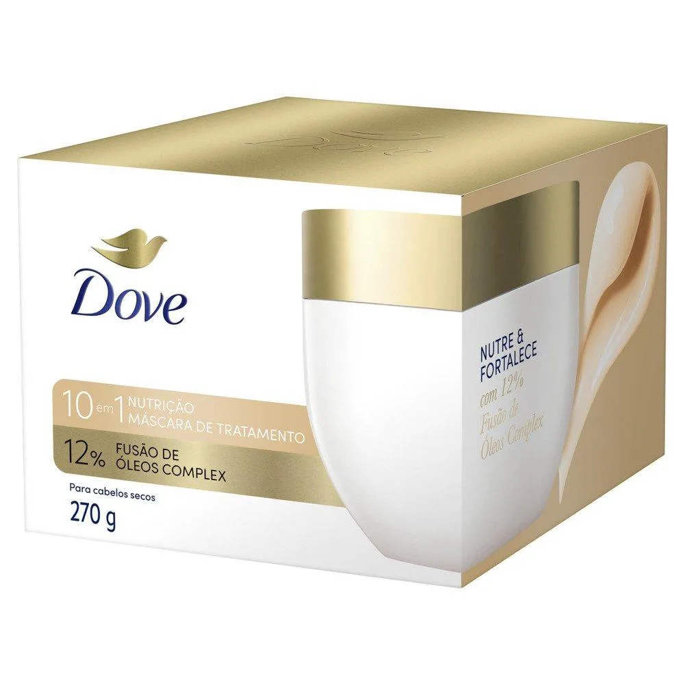 MáSCARA DE TRATAMENTO DOVE 10 EM 1 NUTRIçãO 270G