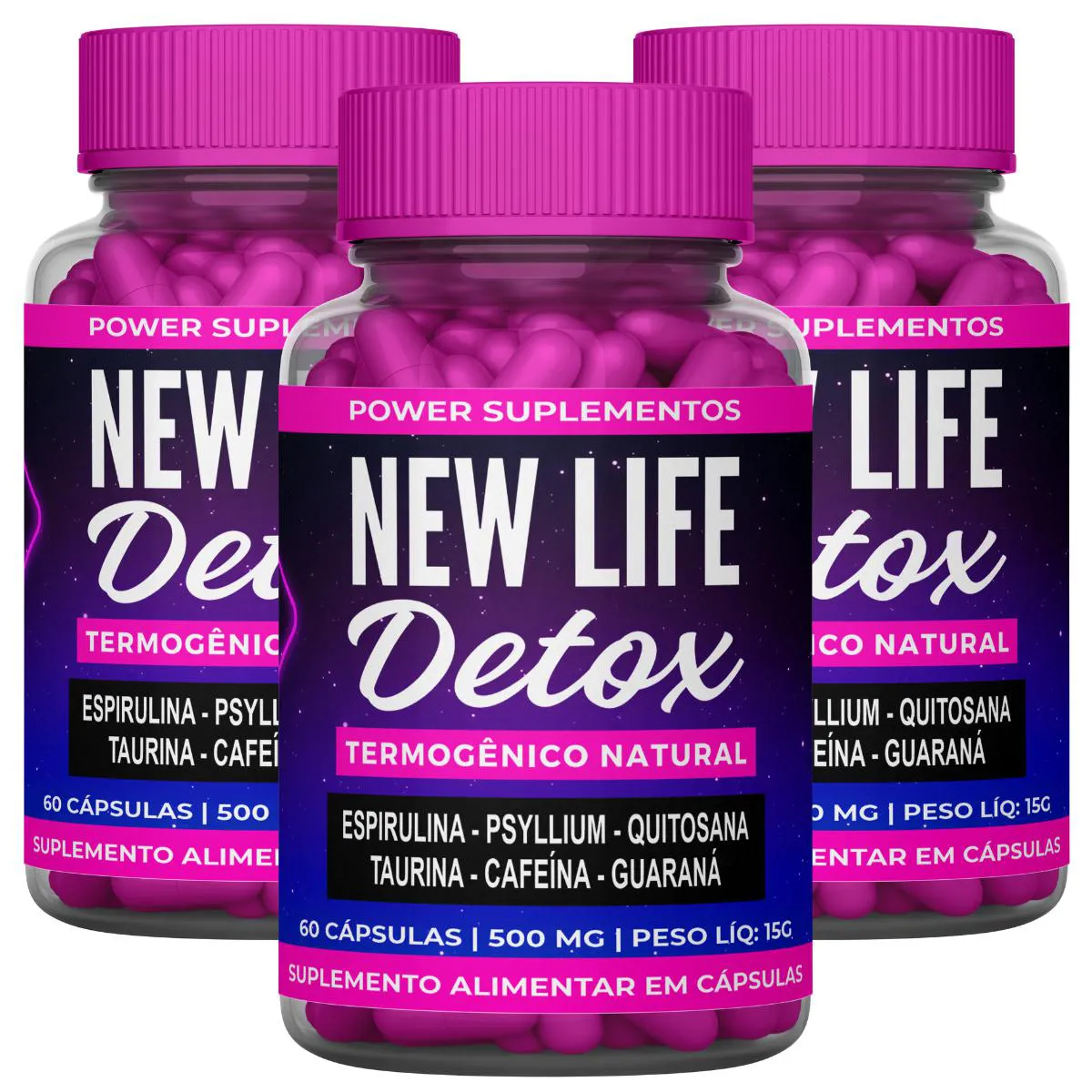 3X DETOX SLIM 180 CáPSULAS Neutro