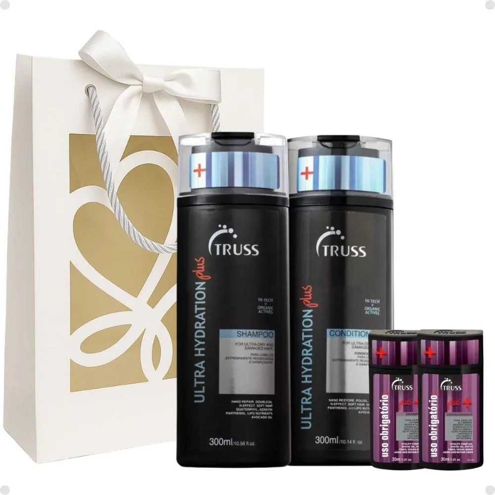 KIT PRESENTE TRUSS ULTRA HYDRATION PLUS: SHAMPOO, CONDICIONADOR 300ML + MIMO EXCLUSIVE