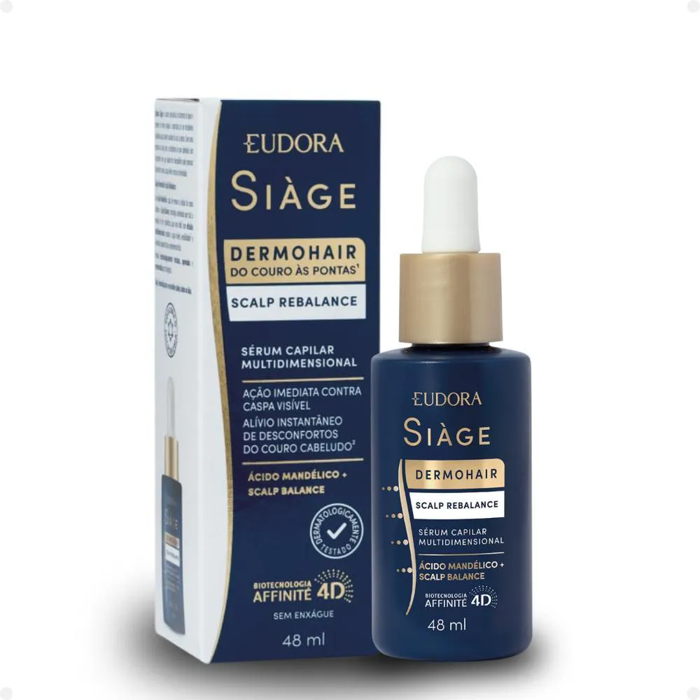 SéRUM CAPILAR MULTIDIMENSIONAL EUDORA SIàGE DERMOHAIR SCALP REBALANCE 48ML