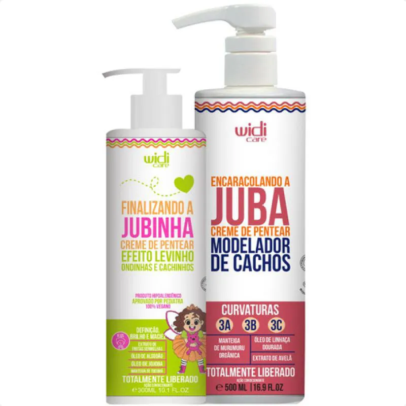 KIT JUBA ENCARACOLANDO E CREME DE PENTEAR LEVINHO WIDI CARE