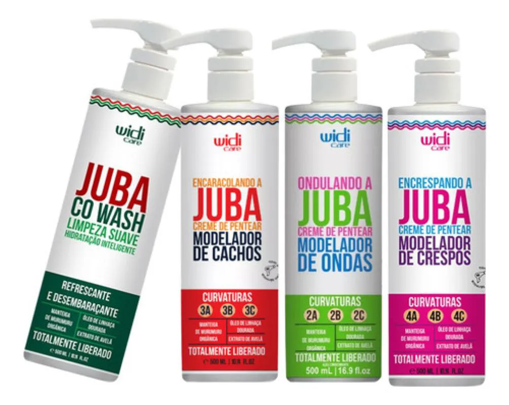 KIT WIDI CARE CO WASH + CREME DE PENTEAR A JUBA 4X500ML