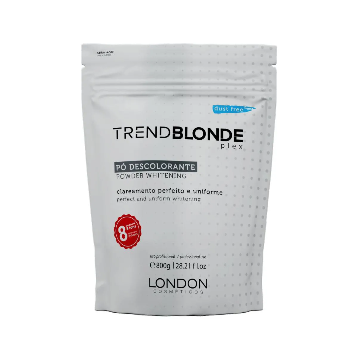 Pó DESCOLORANTE 800G TREND BLONDE PLEX | LONDON COSMéTICOS
