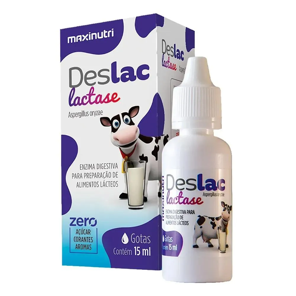 SUPLEMENTO DESLAC LACTASE 10000FCC LACTOSE MAXINUTRI 15ML
