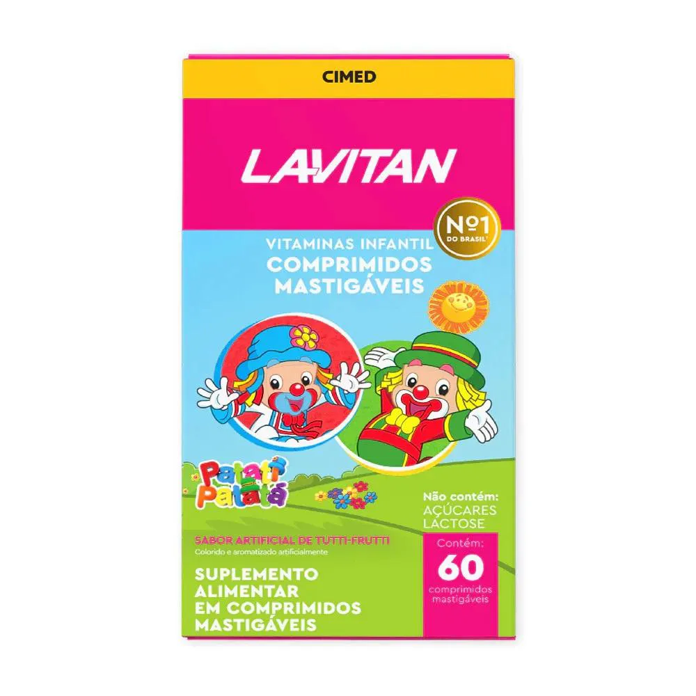 LAVITAN INFANTIL PATATI PATATá TUTTI-FRUTTI 60CPS