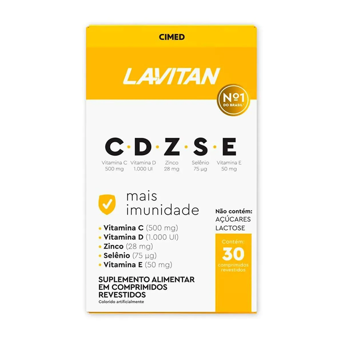 LAVITAN VITAMINA CDZSE MAIS IMUNIDADE ZINCO 30CP
