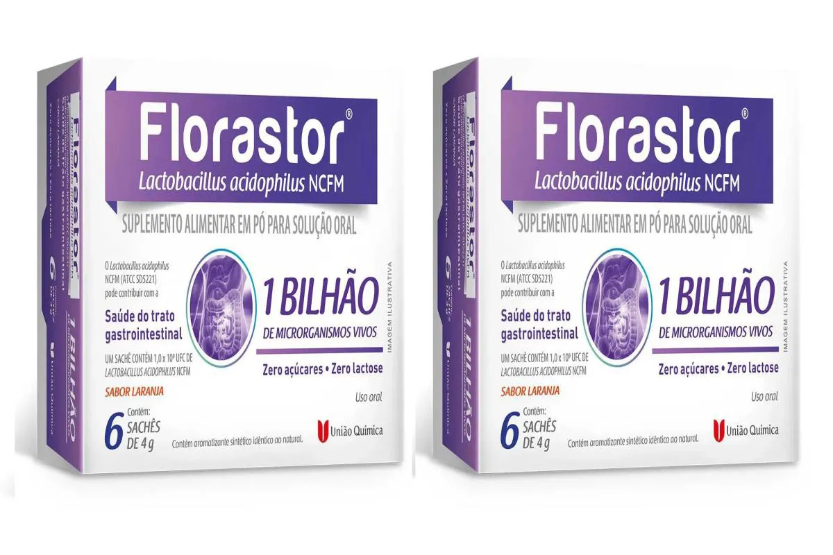 KIT 2 SUPLEMENTO FLORASTOR PROBIóTICO  LACTOBACILLUS 6SCH