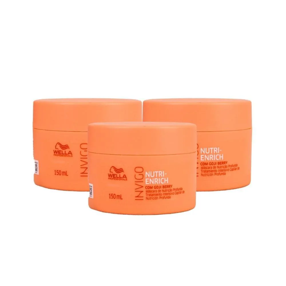 WELLA PROFESSIONALS INVIGO NUTRI-ENRICH KIT 3 MáSCARA 150ML
