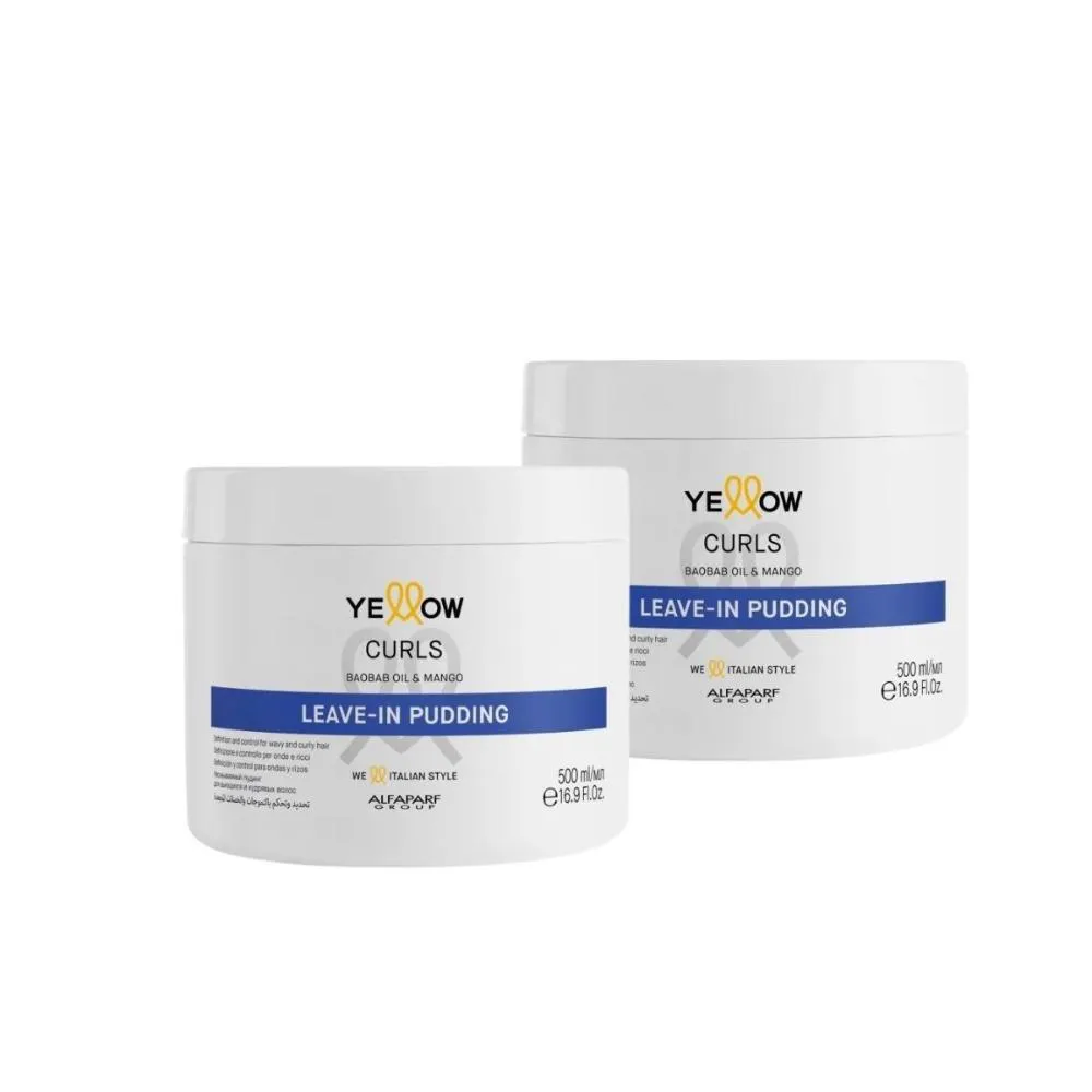 ALFAPARF YELLOW CURLS KIT 2 LEAVE-IN PUDDING 500G