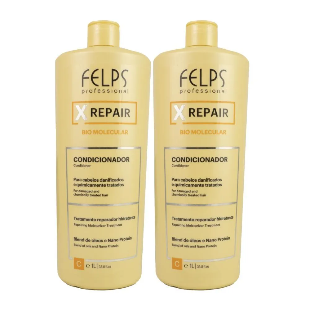 FELPS X REPAIR BIO MOLECULAR KIT 2 CONDICIONADOR 1L
