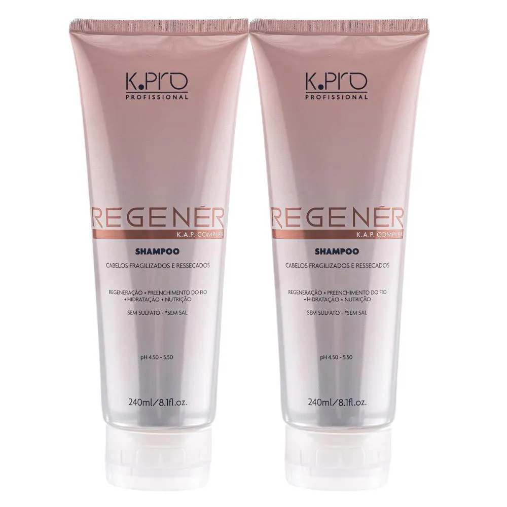 K.PRO REGENéR KIT 2 SHAMPOOS 240ML
