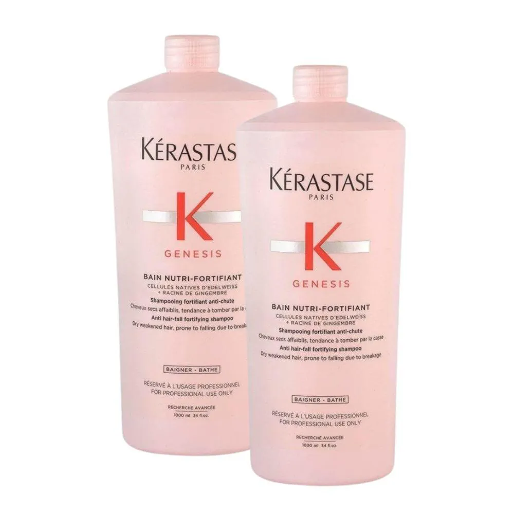 KéRASTASE GENESIS BAIN-NUTRI FORTIFIANT KIT 2 SHAMPOO 1L