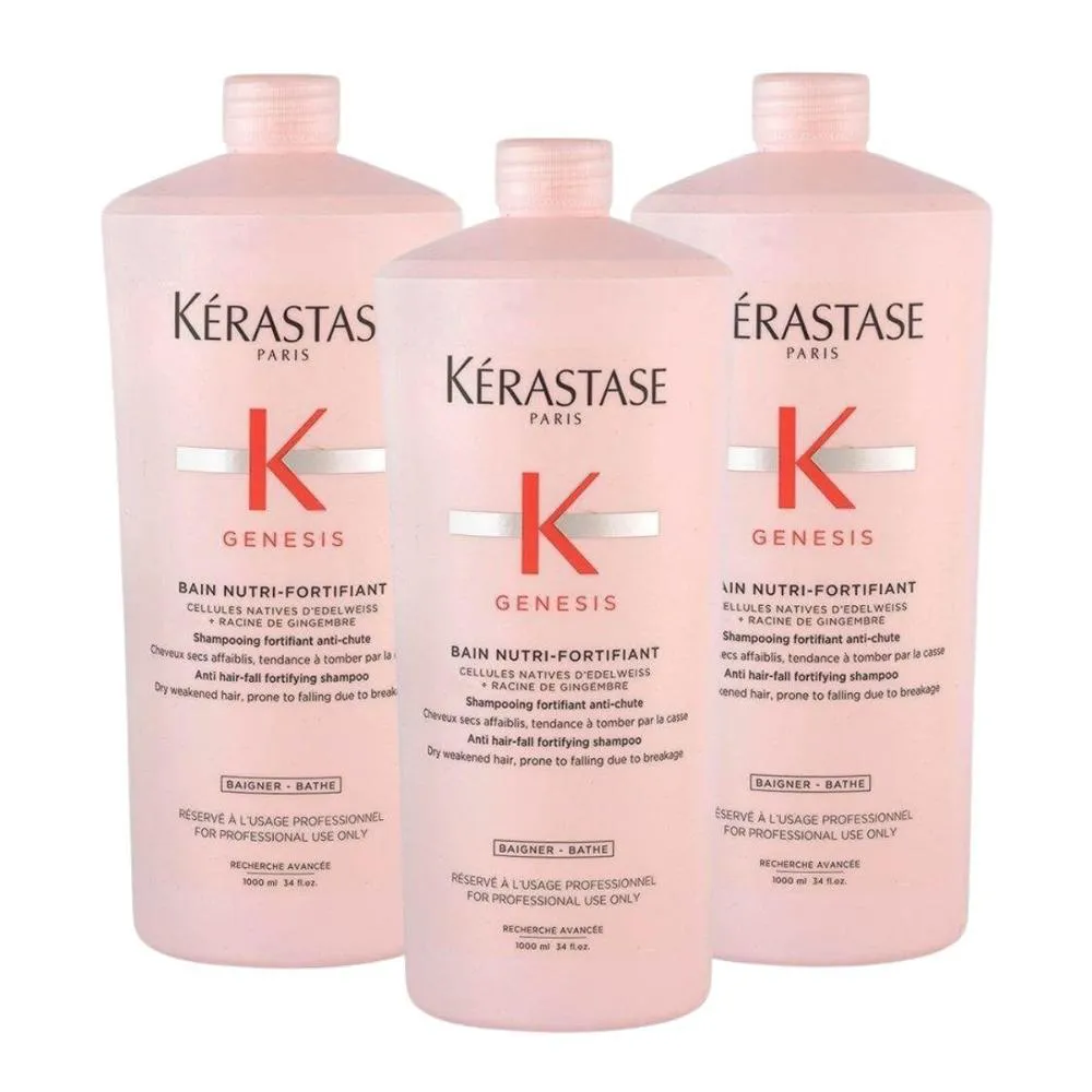 KéRASTASE GENESIS BAIN-NUTRI FORTIFIANT KIT 3 SHAMPOO 1L