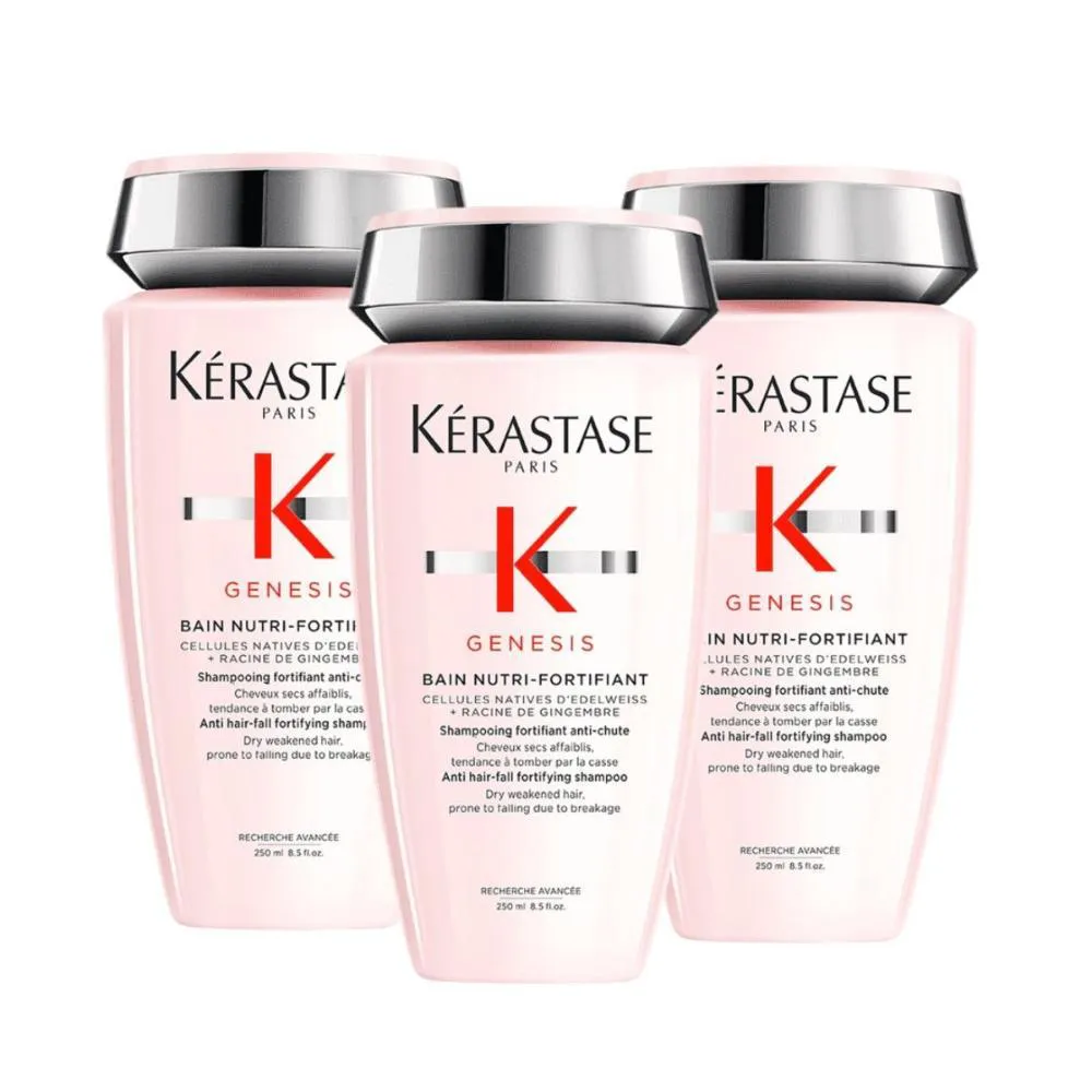 KéRASTASE GENESIS BAIN-NUTRI FORTIFIANT KIT 3 SHAMPOO 250ML