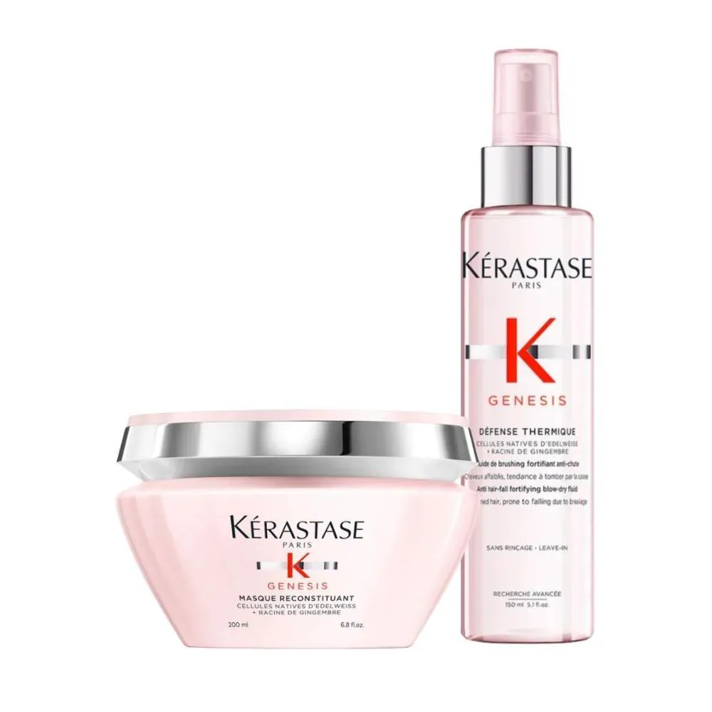 KéRASTASE GENESIS KIT MáSCARA 200ML E PROTETOR TéRMICO 150ML