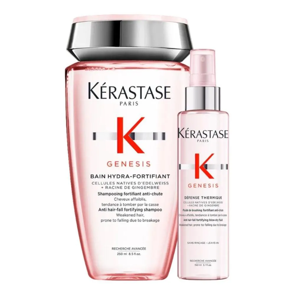KéRASTASE GENESIS KIT SHAMPOO 250ML E PROTETOR TéRMICO 150ML