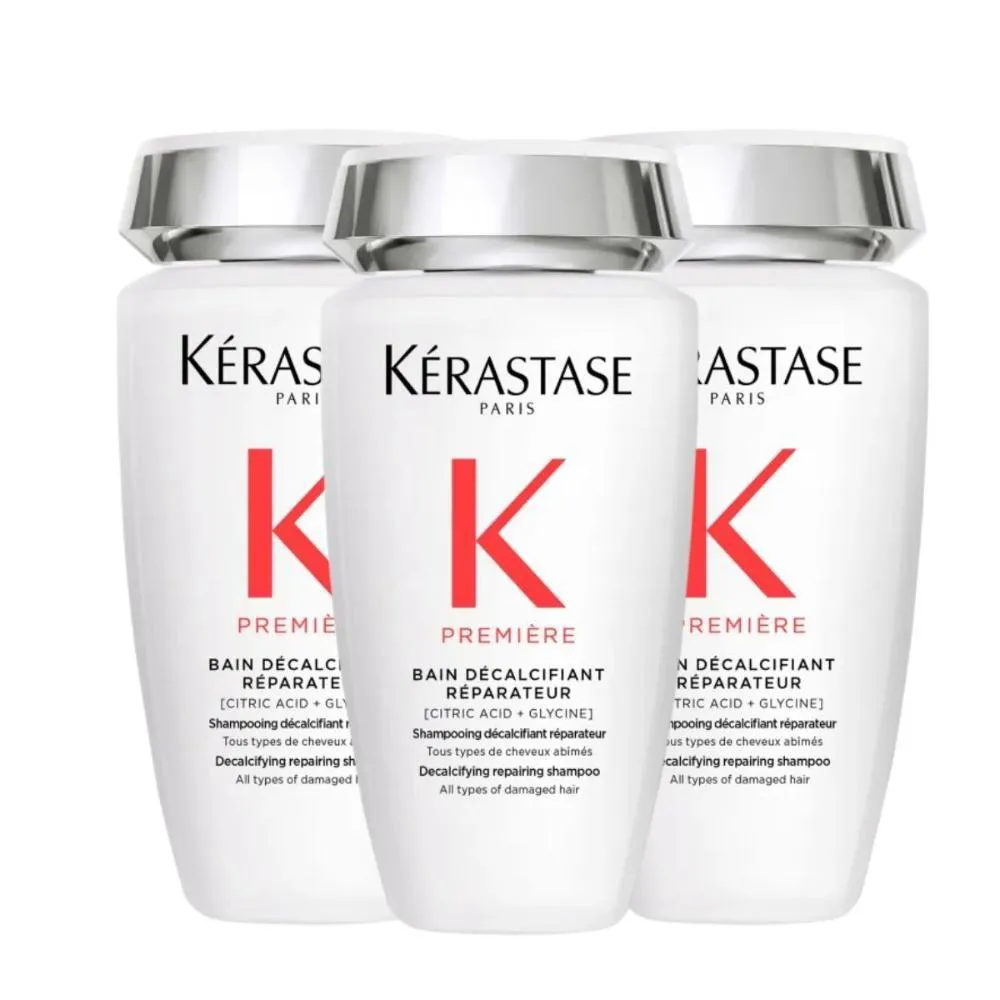 KéRASTASE PREMIèRE BAIN DéCALCIFIANT KIT 3 SHAMPOO 250ML