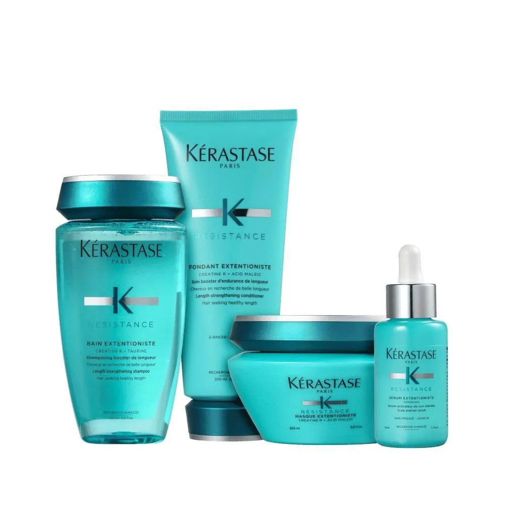 KéRASTASE RéSISTANCE EXTENTIONISTE KIT (SHAMPOO + CONDICIONADOR + MáSCARA + LEAVE-IN)
