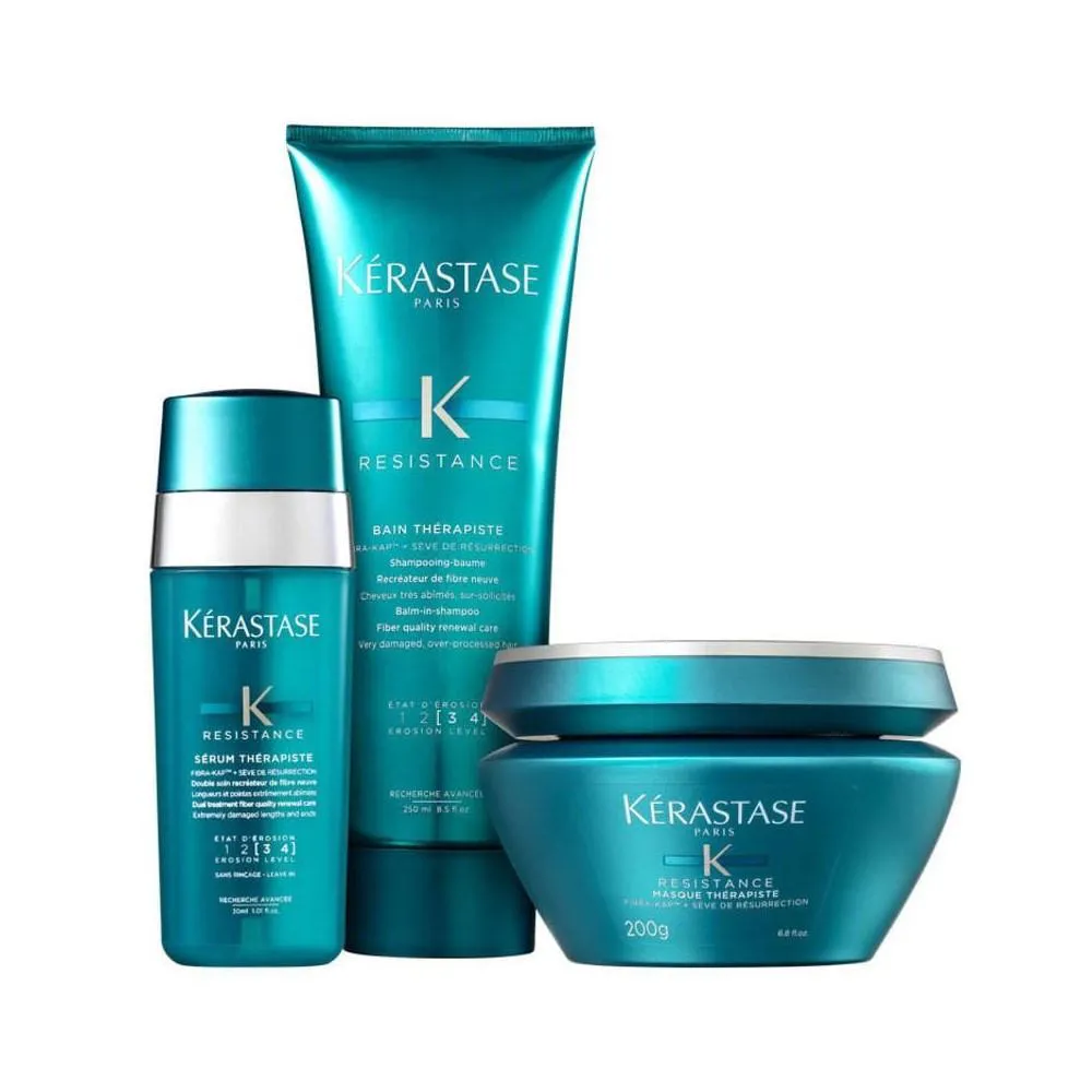 KéRASTASE RéSISTANCE THéRAPISTE KIT (SHAMPOO + MáSCARA + LEAVE-IN)