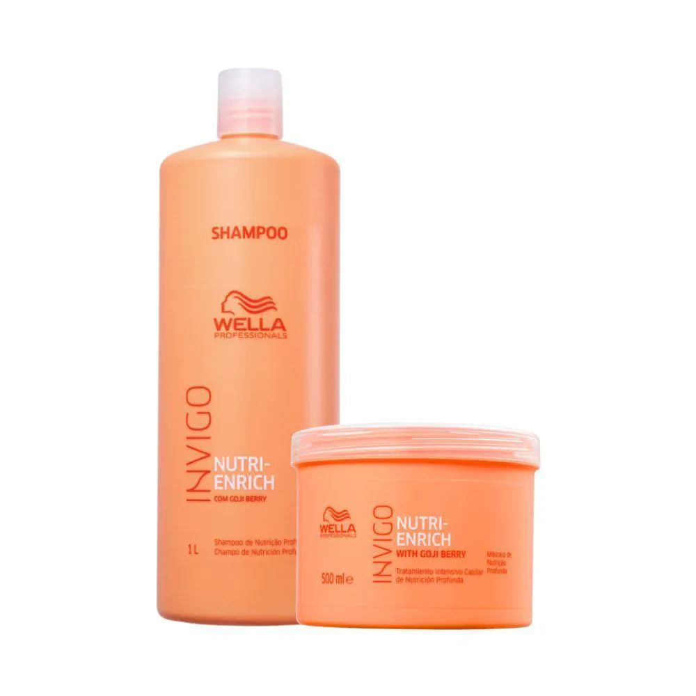 WELLA INVIGO NUTRI-ENRICH SHAMPOO 1000ML + MáSCARA 150ML