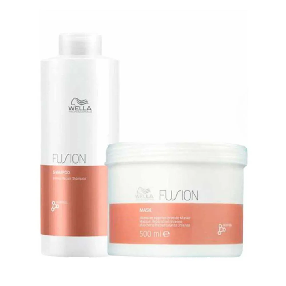 WELLA PROFESSIONALS FUSION - SHAMPOO 1000ML E MáSCARA 500ML