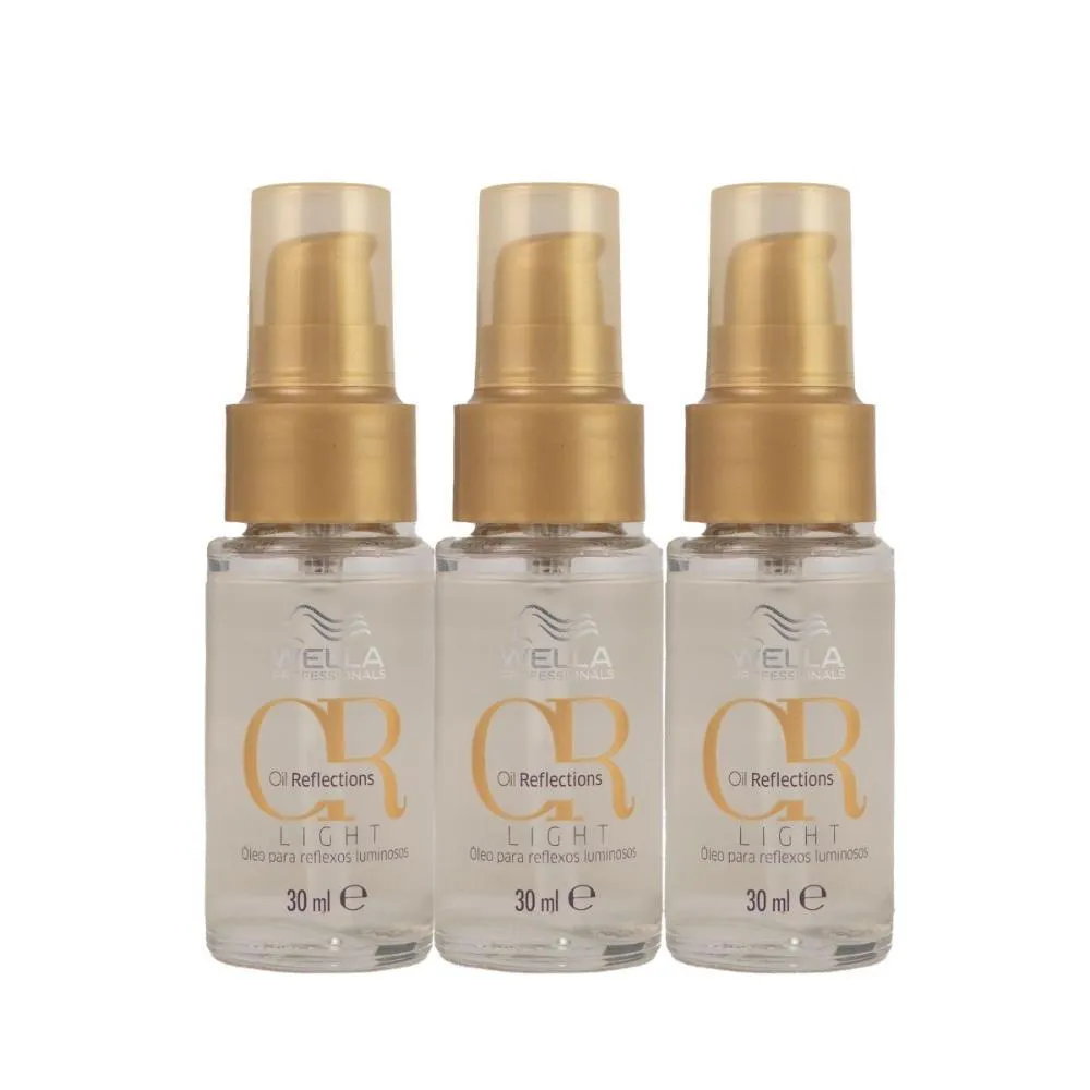 WELLA PROFESSIONALS OIL REFLECTIONS LIGHT KIT 3 ÓLEO 30ML
