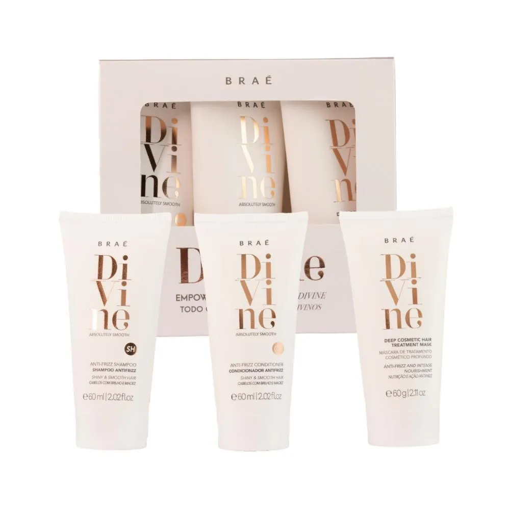 BRAé DIVINE TRAVEL SIZE (3 PRODUTOS) 60ML