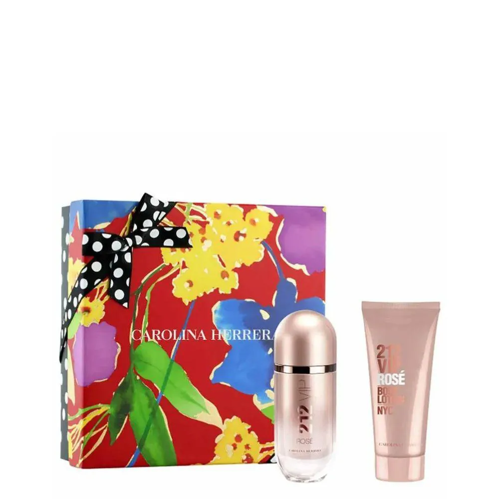 CAROLINA HERRERA 212 VIP ROSE - EAU DE PARFUM 80ML + BODY LOTION 100ML