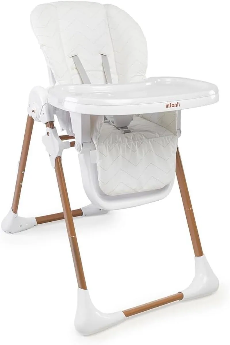 INFANTI, CADEIRA DE REFEIçãO PANACOTA, BRANCO BRONZE