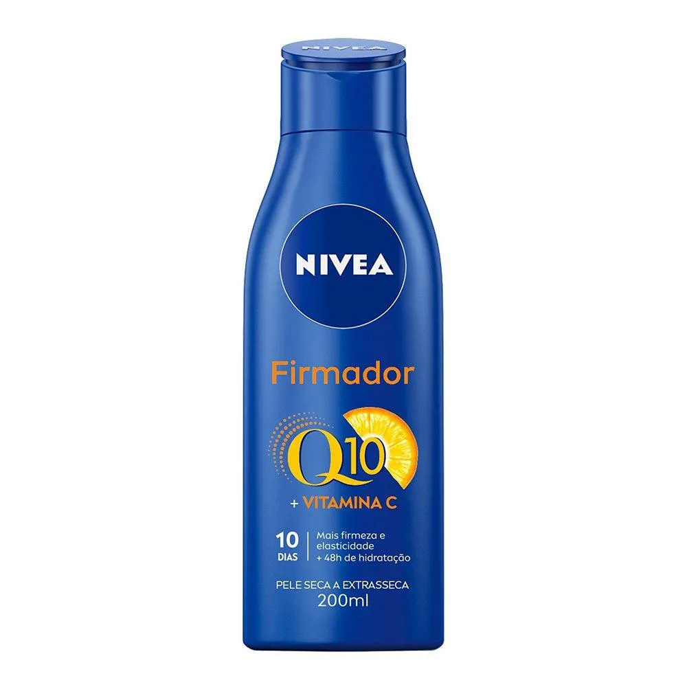 HIDRATANTE CORPORAL NIVEA FIRMADOR Q10 + VITAMINA C PELE SECA 200ML