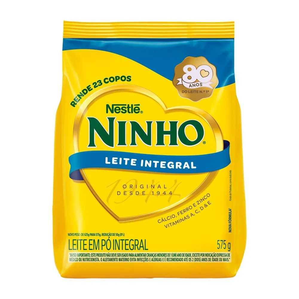 LEITE EM Pó NINHO INTEGRAL SACHE 575G